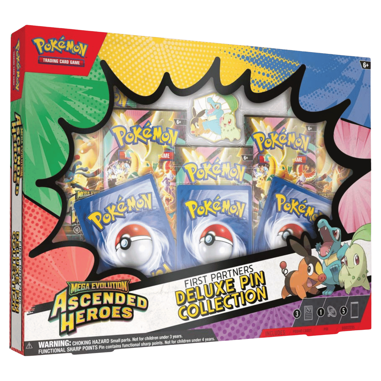 Pokemon: ME - Ascended Heroes First Partners Deluxe Pin Collection