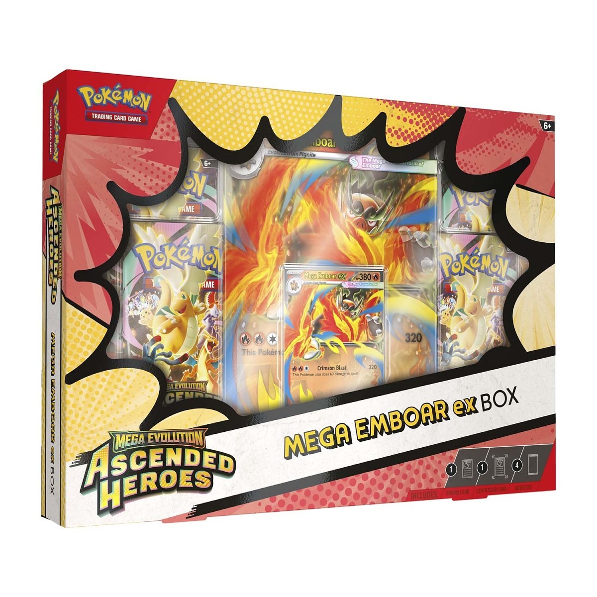 Pokemon: ME - Ascended Heroes Mega Emboar ex Box